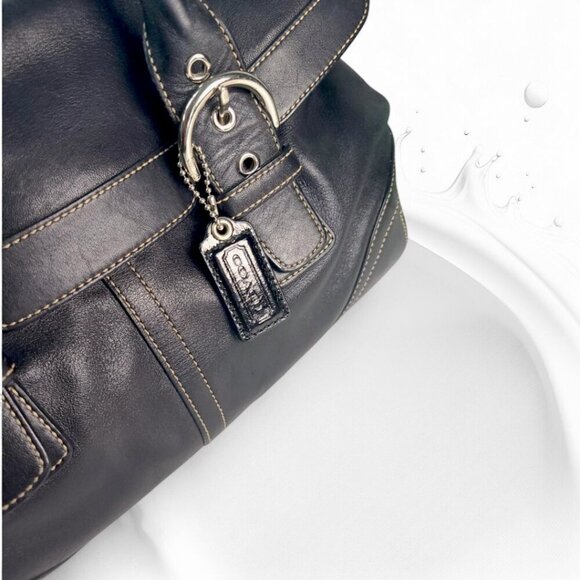 Coach Vintage Soho Flap Satchel black - Picture 4 of 11